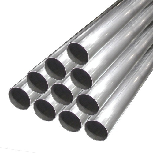 Round Aluminum Aluminium Tube, Color : Silver
