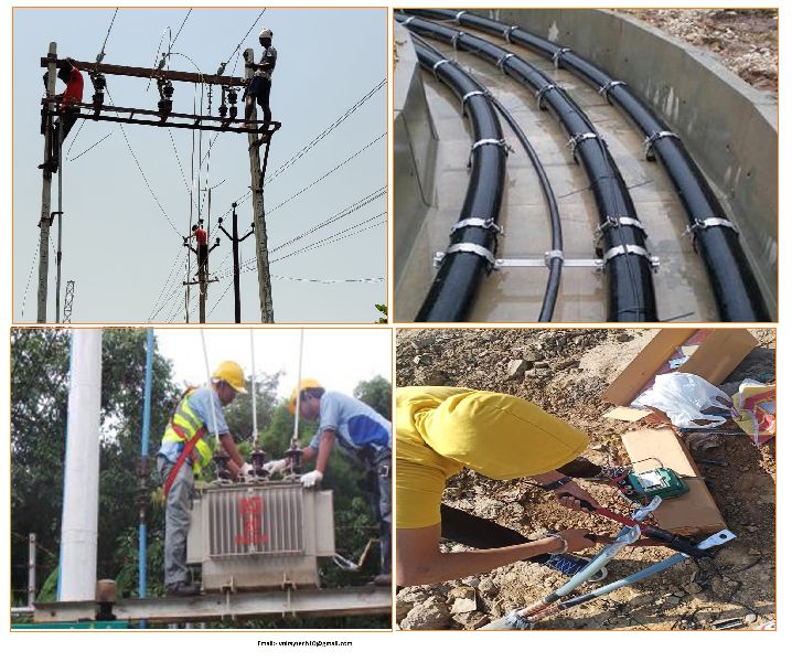 CABLE LAYING AND TRANSFORMER INSTALLATION AND CABLE JOINT INSTALLATION AND DISTRIBUTION LINE INSTTALATION SERVICES