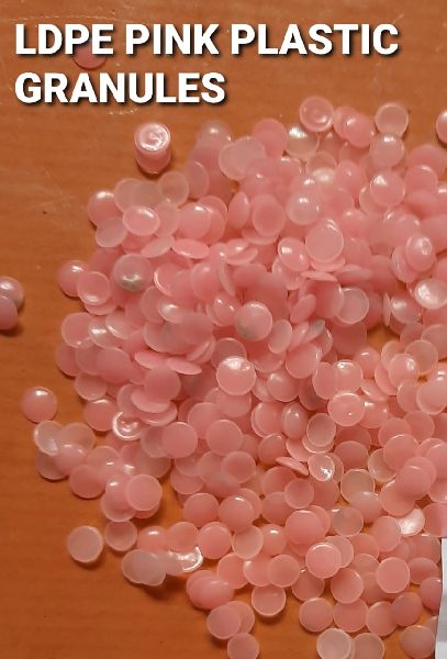 LDPE Pink Plastic Granules