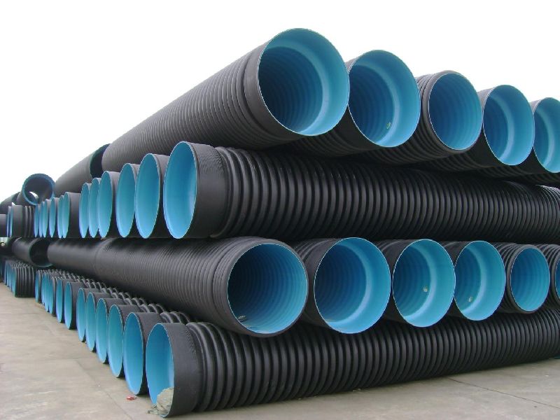 Round DN 110 HDPE Pipe, for Water Treatment Plant, Length : 1-1000mm