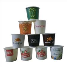 Paper Disposable Printed Coffee Glasses, Size : Standard