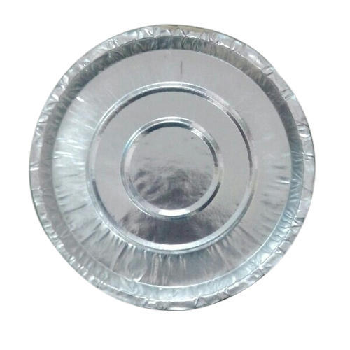 Circular Silver Paper Plate, for Event, Utility Dishes, Feature : Disposable