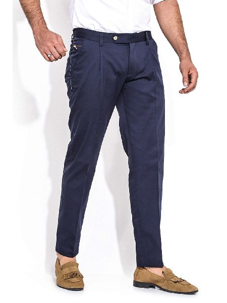 Cotton mens trousers, Size : 40-45