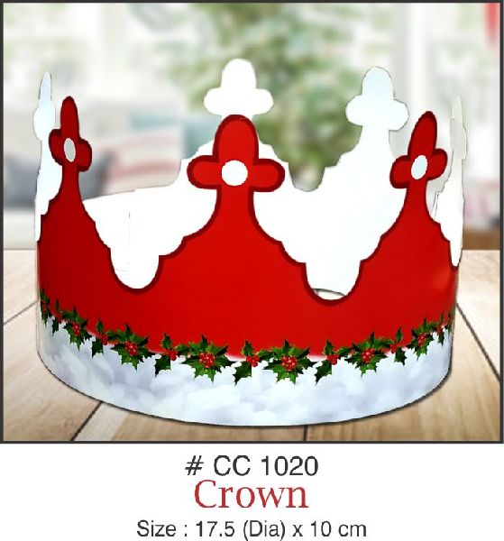 Signative Paper Printed Birthday Crown, Occasion : Event Wear