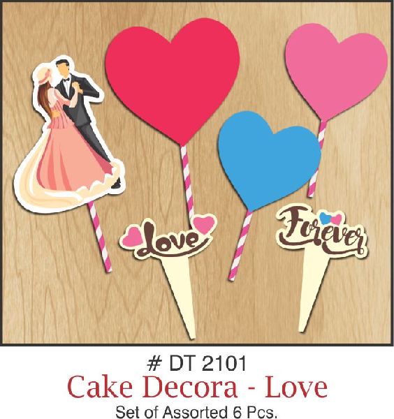 Signative paper Cake Decora (Love)
