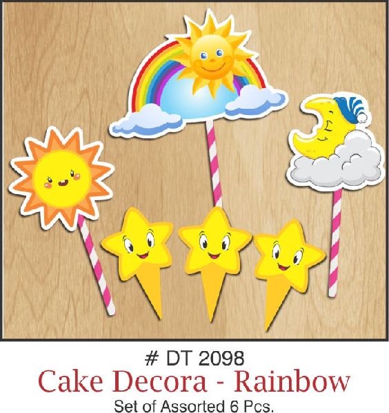 Signative paper Cake Decora (Rainbow)