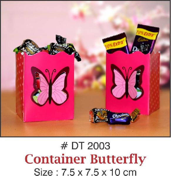 Signative Paper Smooth Container Butterfly For Storage, Feature : Eco Friendly