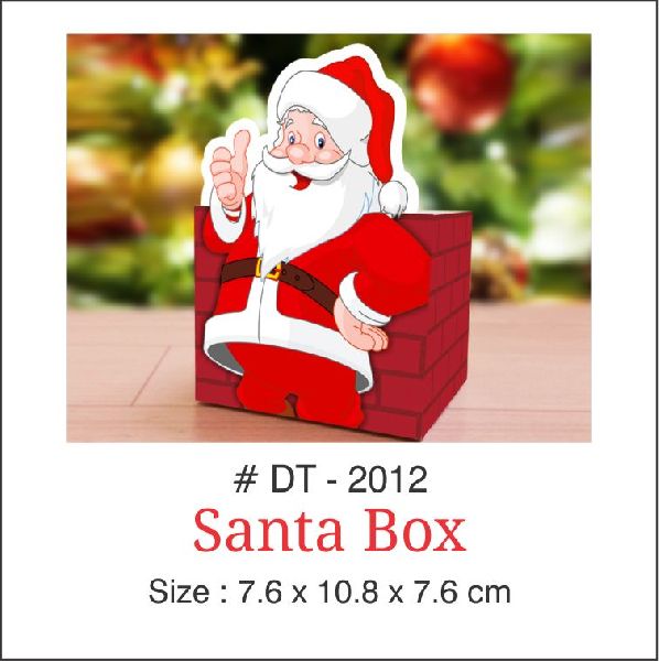 Printed Paper Santa Box, Feature : Eco Friendly