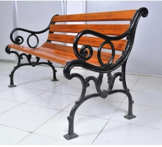 Polished frp Cast Iron Bench, for Garden, Park
