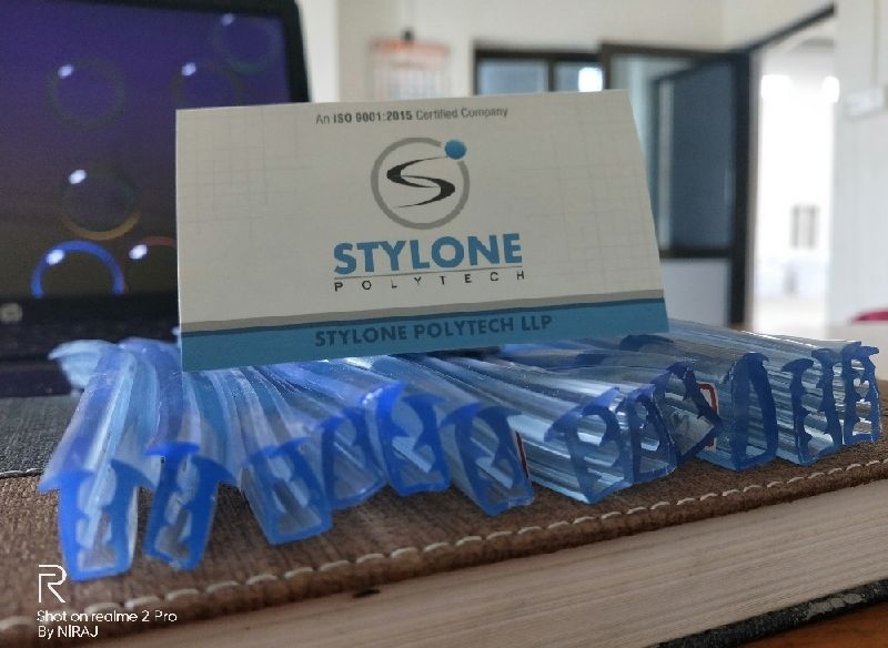 Stylone Pvc Clear Rubber Profile, For Aluminum Section Work, Size : 5mm