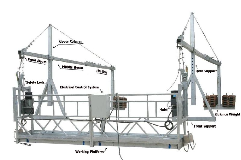 Suspended Rope Platform, Load Capacity : 50-100 kg