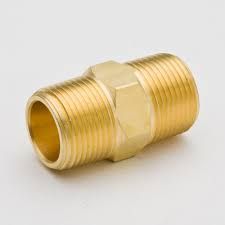 brass hex nipple
