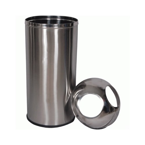 Stainless Steel Two Hole Dustbin