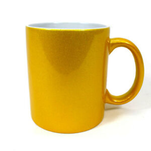 Ceramic Polished Golden Sublimation Mug, for Gifting, Feature : Durable, Fine Finish, Good Quality