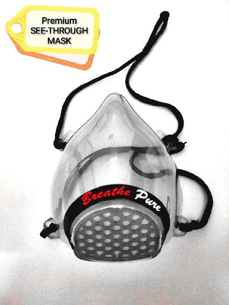 Transparent Mask- Reusable