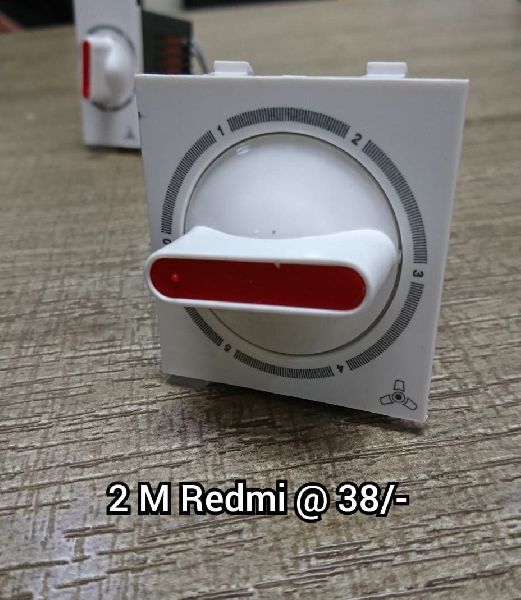 Plastic 2M Redmi Fan Regulator, Feature : High Performance, Rust Proof