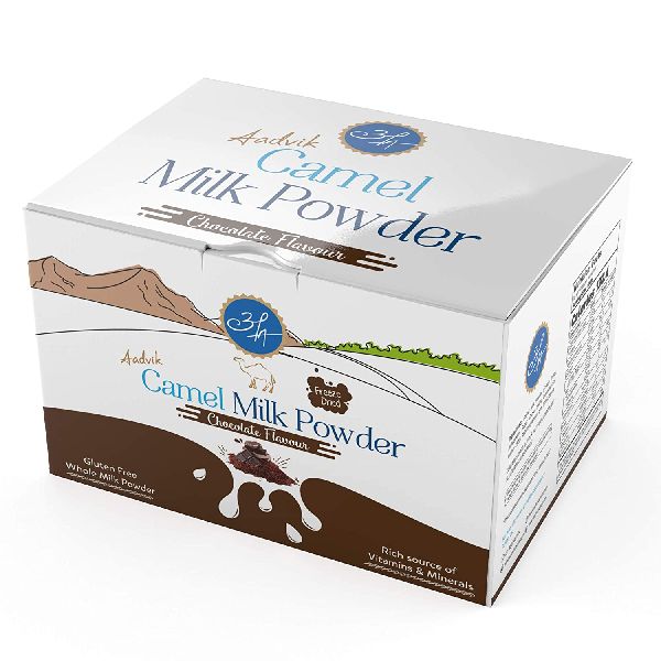 Advik Camel Milk Powder  Chocolate Flavor 300 Gram (10nos*30 gram) Freeze Dried