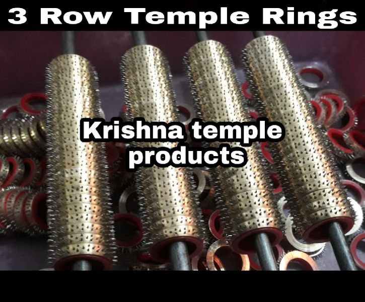 3 row temple rings ( textile weaving machinery )