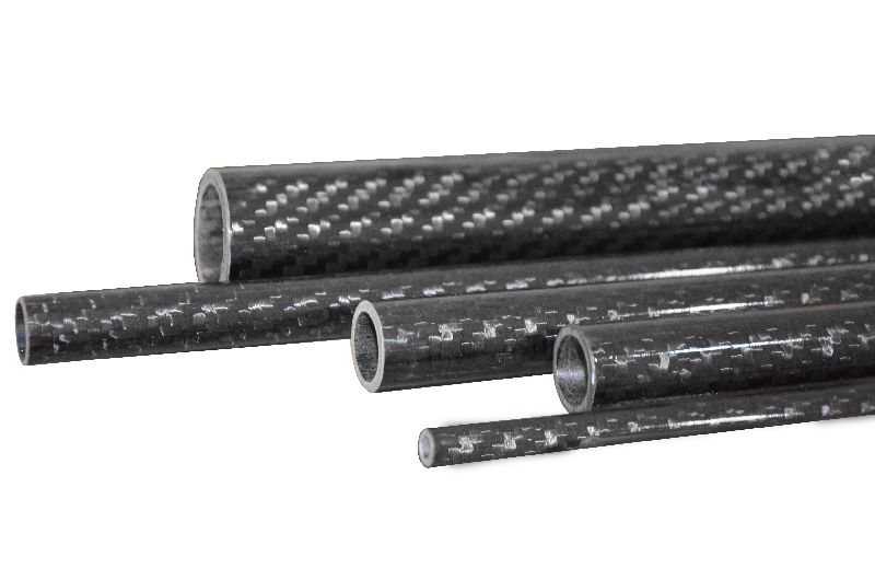 Polished Carbon Fiber Hollow Tube, for Bus Body Building, Furniture Industry, Feature : Fine Finishing