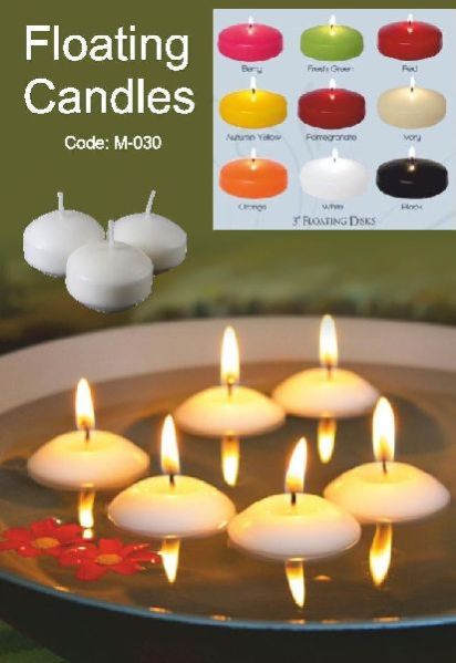 Wax Floating Candles, Technics : Handmade