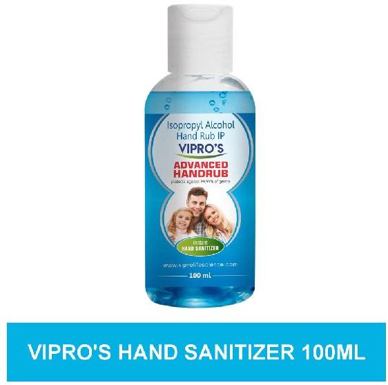 Vipro's Vipro Hans Sanitizer 100ml, for Hand Cleaning, Form : Liquid