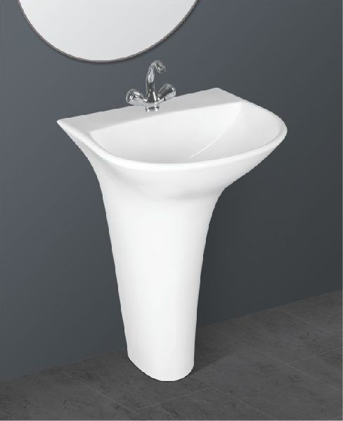 Zibon One Piece Wash Basin, Application : Home, Office at best price in ...