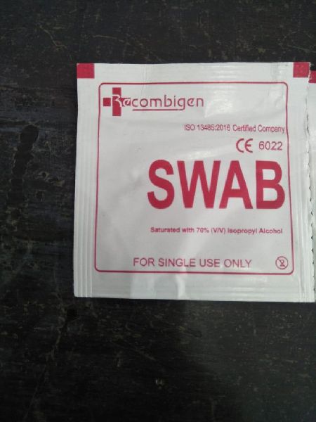 Cotton Alcohol Swab, for Clinical Use, Hospital Use