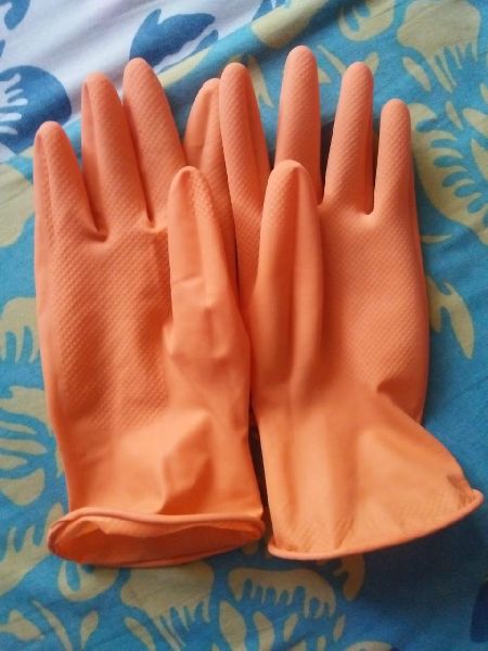 Dotted household rubber gloves, Feature : Comfortable, Washable