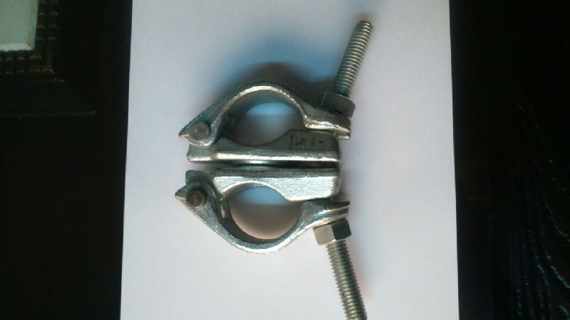 Polished Mild Steel Scaffolding swivel clamp, for Connecting Tubes, Feature : Fine Finishing, Rust Resistant