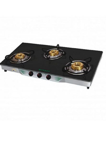 Rectangular 3 Burner Stainless Steel Gas Stove, for Cooking, Certification : ISI Certified