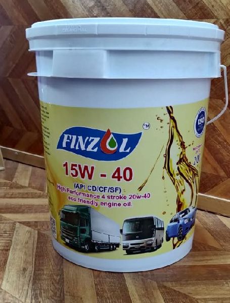 Finzol 20L 15W-40 Engine Oil, Certification : ISO