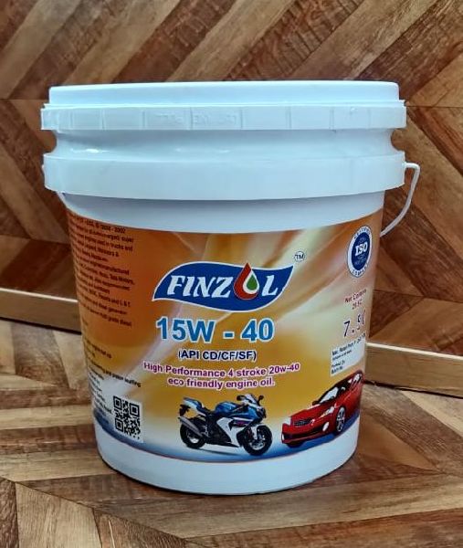 Finzol 7.5L 15W-40 Engine Oil, for Automobiles