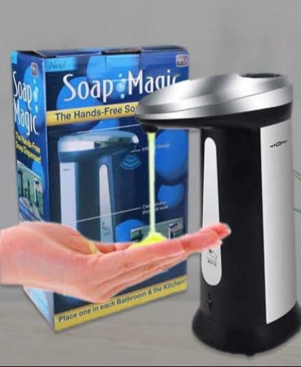 Square Automatic Metal Hands Free Soap Dispenser, for Everywhere, Voltage : 3-6vdc