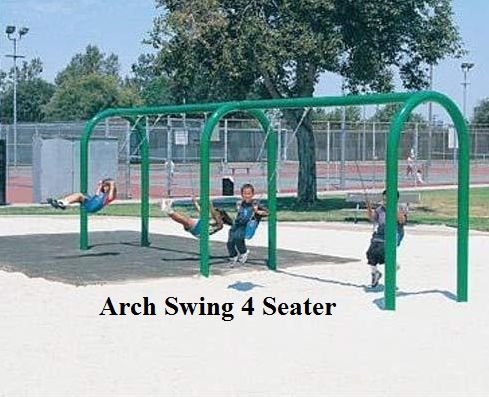 4 Seater Arc Swing