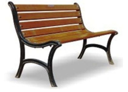 Polished Cast Iron Outdoor Bench, for Garden, Park, Length : 4feet, 6feet