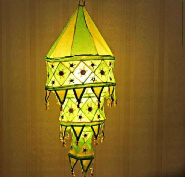 Handicraft  three folded lamp shade