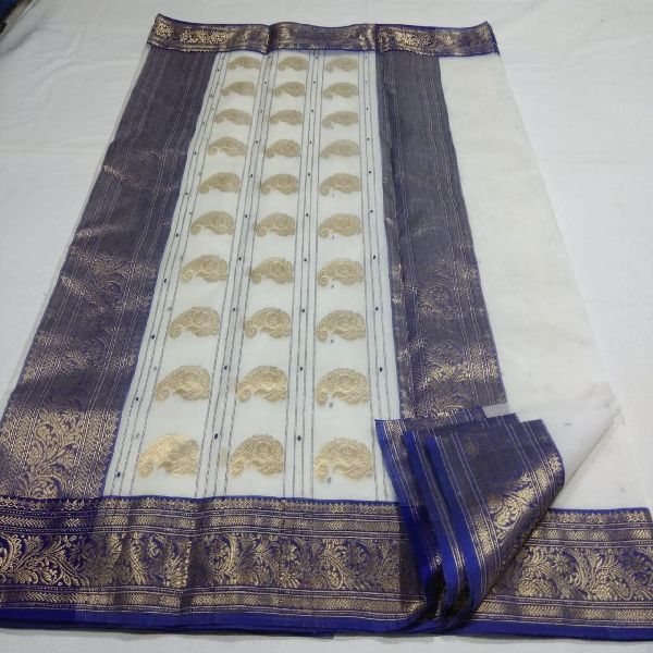 Chanderi silk by kataan Sari