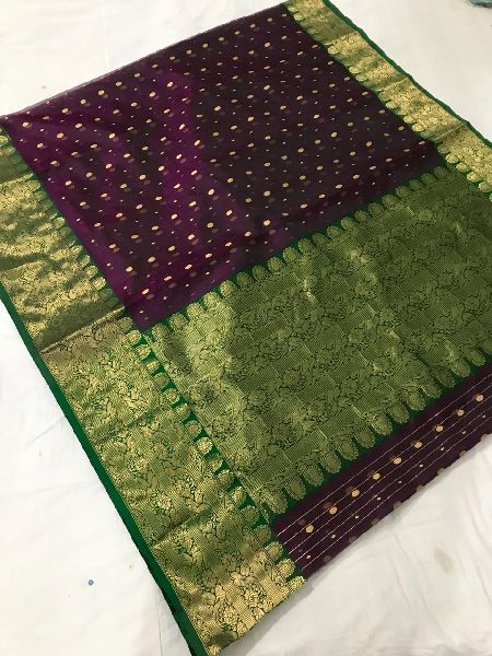 Silk saree, Technics : Embroidery Work, Handloom
