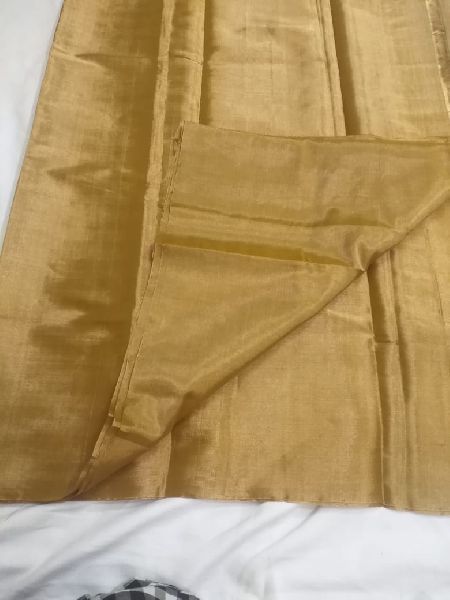 Plain tissue silk fabric, Feature : Attractive Look