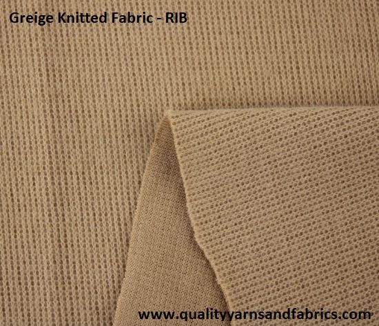 RIB Knitted Fabric, for Garments, Pattern : Plain