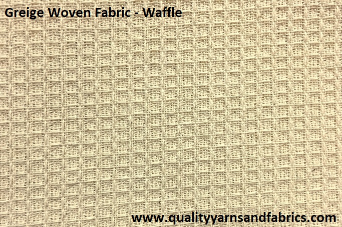 Plain Waffle Woven Fabric, Feature : Shrink Resistance