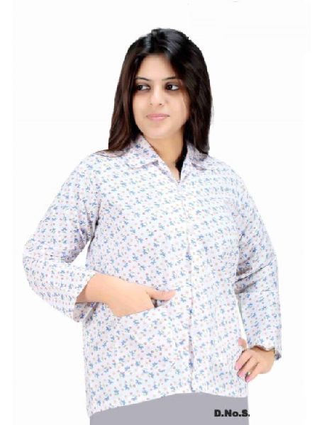 Ladies Full Sleeve Shirts, for Comfortable, Impeccable Finish, Size : XL