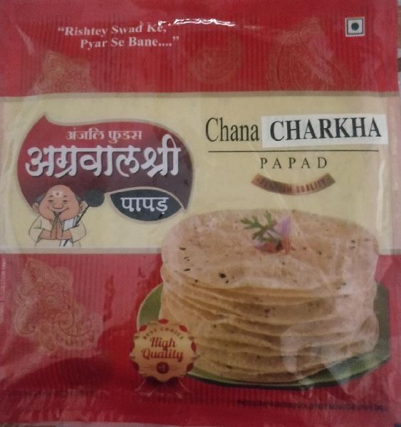 Chana Charkha Papad