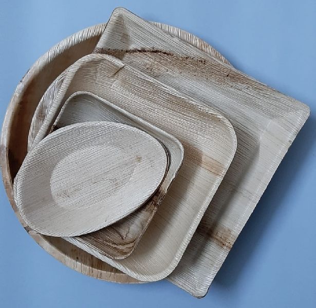 Areca Leaf Plate & Bowls, Size : 12inch, 6inch, 8inch.10inch