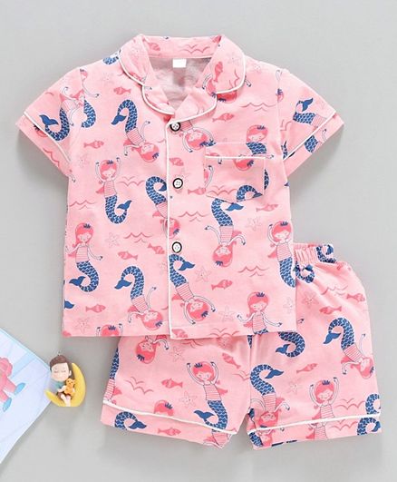 Printed Cotton Kids Night Suit, Feature : Comfortable