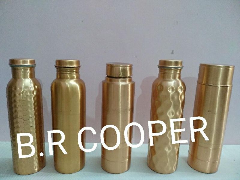 Printed Approx 260 gm Lequre Copper Water Bottle, Grade : A+