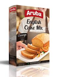 Orange English Cake Mix