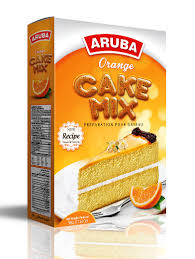 Orange Sponge Cake Mix