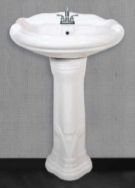Mini Sterling Pedestal Wash Basin