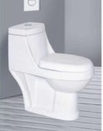 One Piece Round Commode